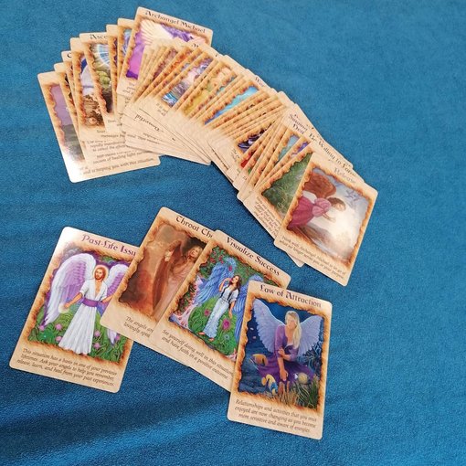 Angel card for psychic development